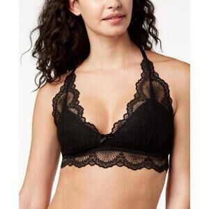 Jenni By Jennifer Moore Womens Split-Back Lace Bralette Size M